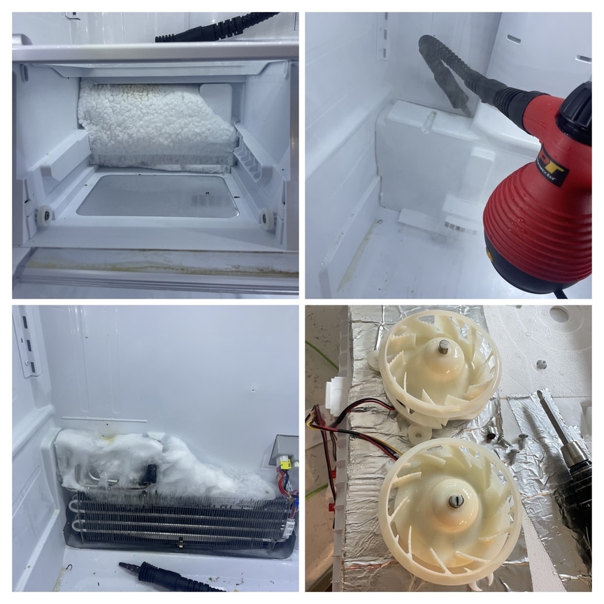 refrigerator repair fan making noise